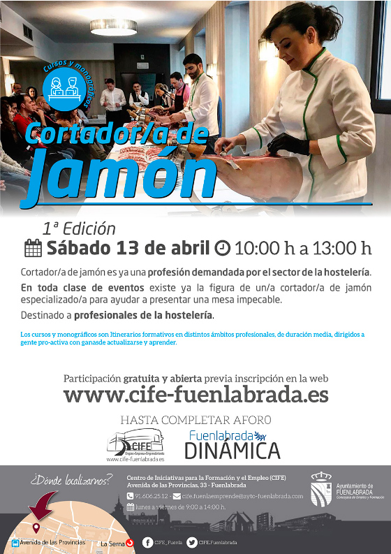 cartel cife fuenla cortador jamon