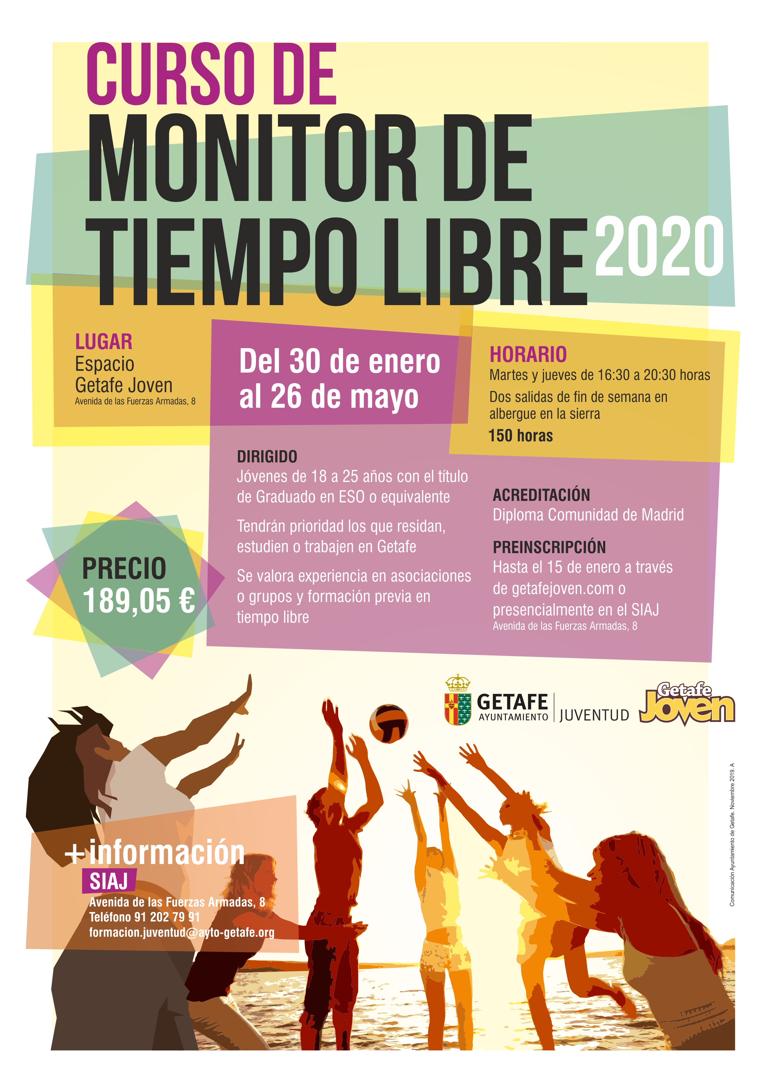 Curso Monitor Tiempo Libre Getafe