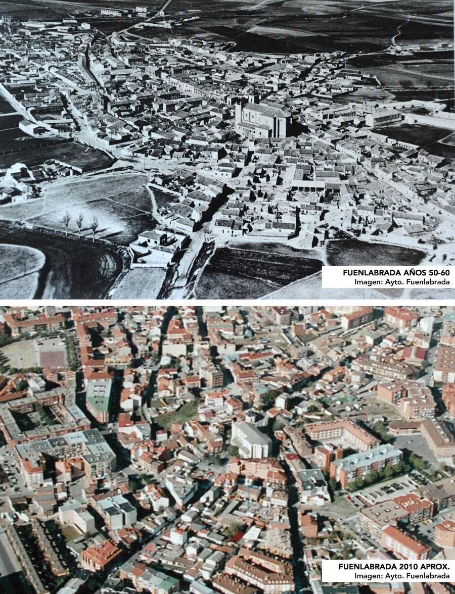 Fuenlabrada antes y despues