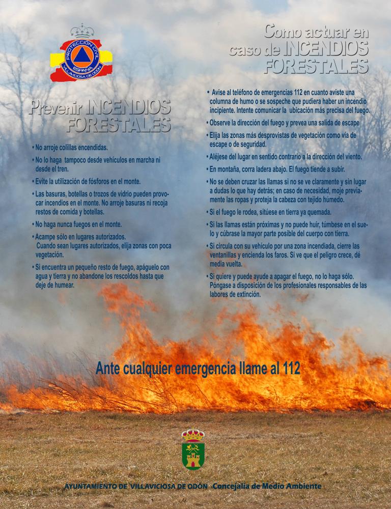 Medidas contra el fuego Villaviciosa de Odón