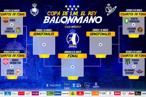 Emparejamientos de la Copa del Rey de Balonmano