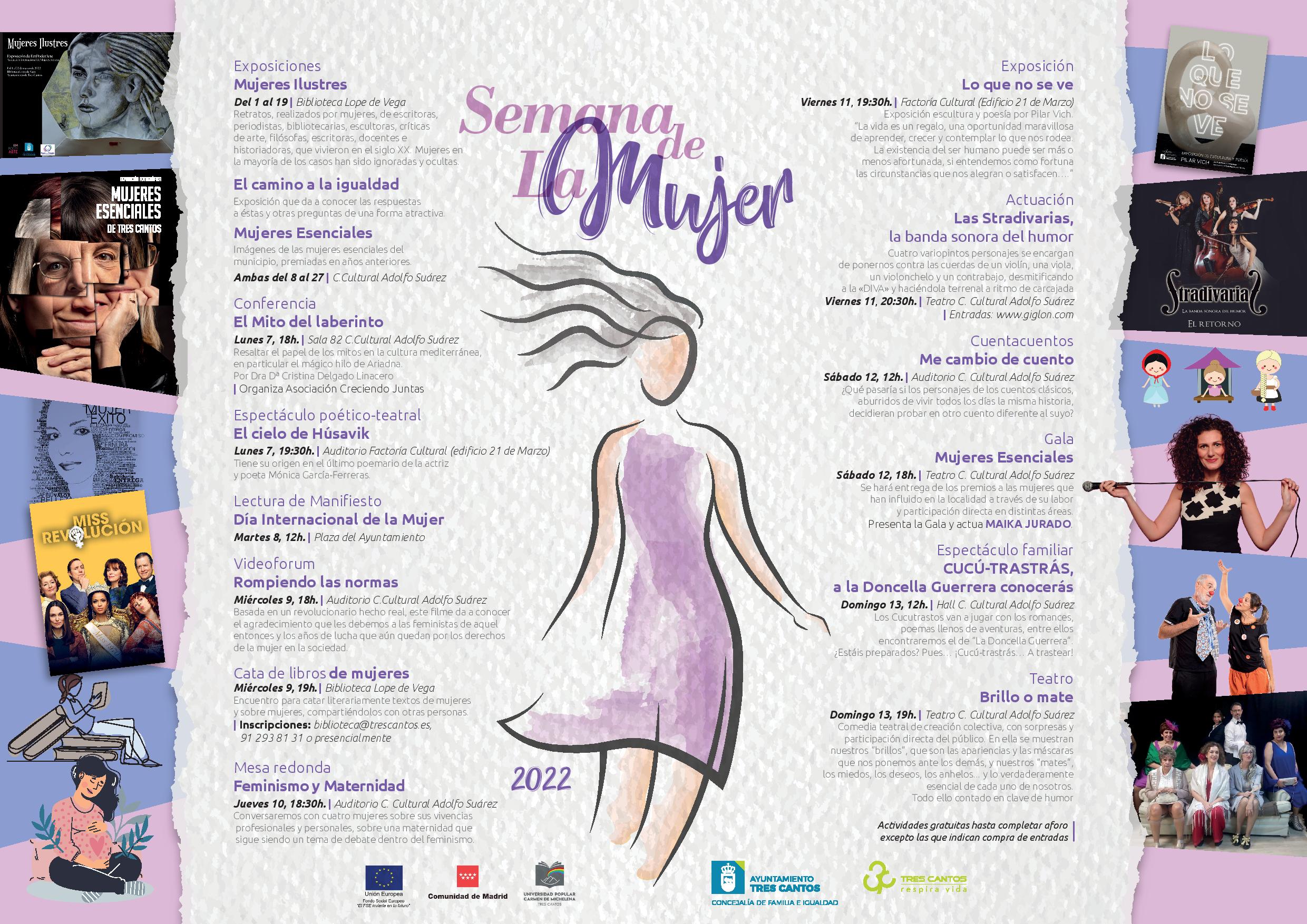  Programación Día Internacional de la Mujer 