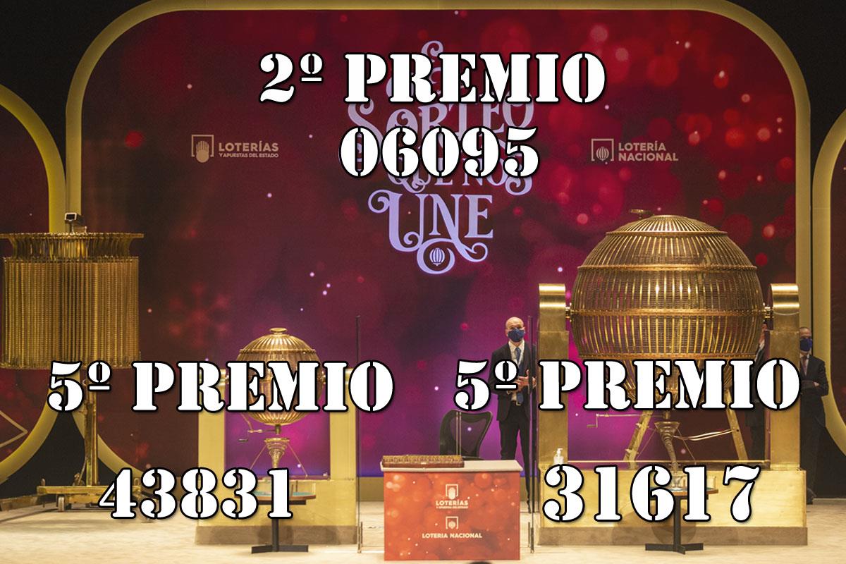 Últimos 5º Premio: 43831 y 31617