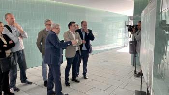 González visita Cañaveral 4, una de las 13 promociones de viviendas de protección pública que EMVS Madrid está construyendo en el distrito de Vicálvaro
