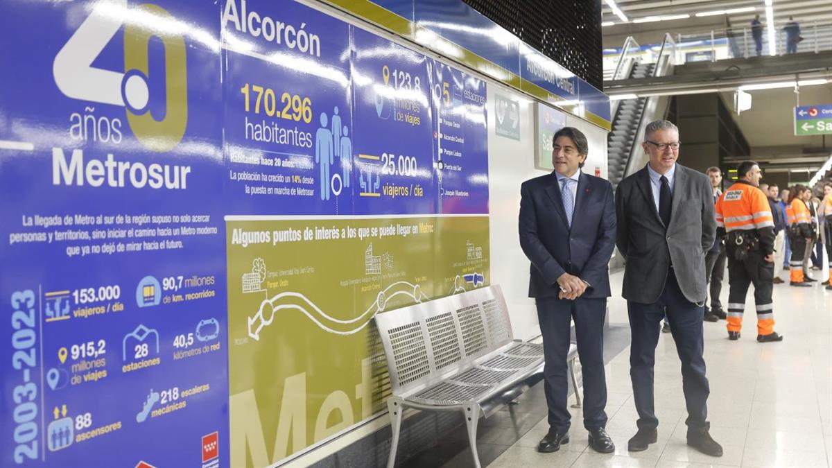 La línea 12 del suburbano madrileño fue inaugurada el 11 de abril de 2003 y así es como ha ido cambiando desde entonces