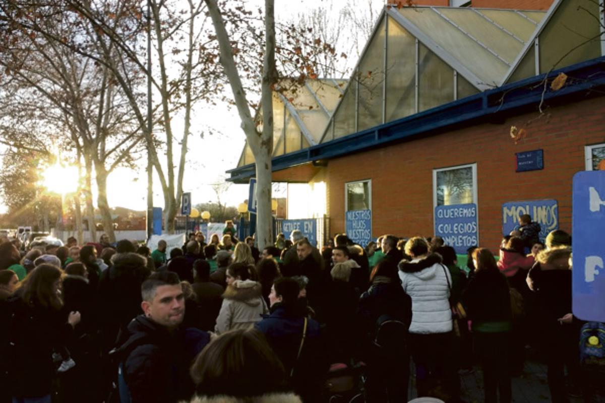 Se oponen a la construcción por fases de los centros educativos