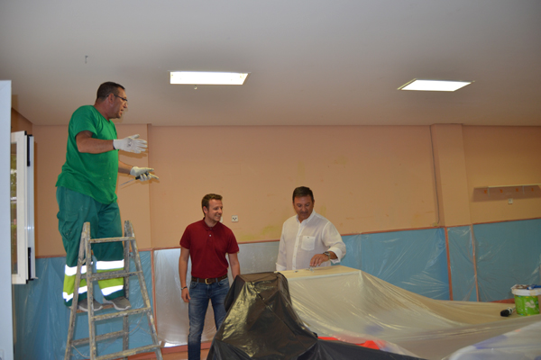 Se llevarán a cabo tareas de albañilería, fontanería y pintura antes del comienzo del curso escolar