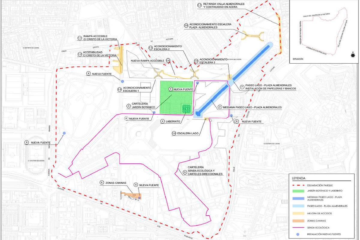 Los nuevos itinerarios son más accesibles y se ha renovado el pavimento de diferentes caminos y escaleras