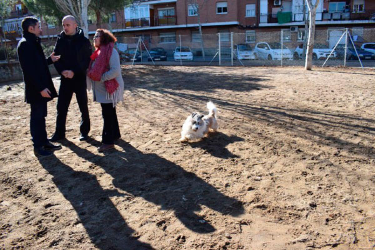 La zona canina cuenta con un especio de 825 metros cuadrados