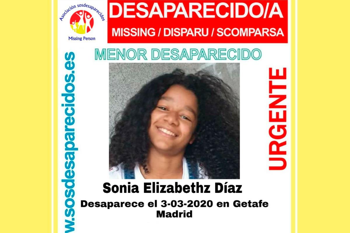 Se busca a una menor de doce años desaparecida el día 3 de marzo de 2020