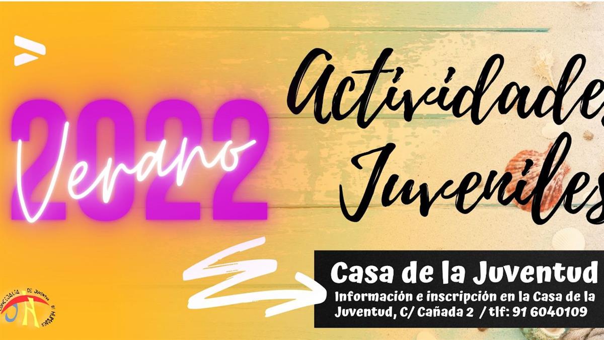 La concejalía de Juventud organiza múltiples actividades para el verano 2022.