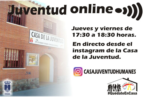 La Concejalía de Juventud ha habilitado con este fin un canal de comunicación en Instagram