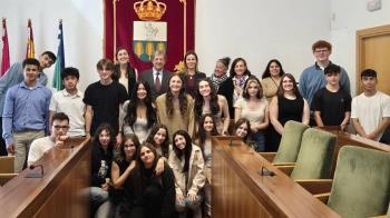 La visita se enmarca dentro del programa de intercambio anual con el centro Newtown High School 