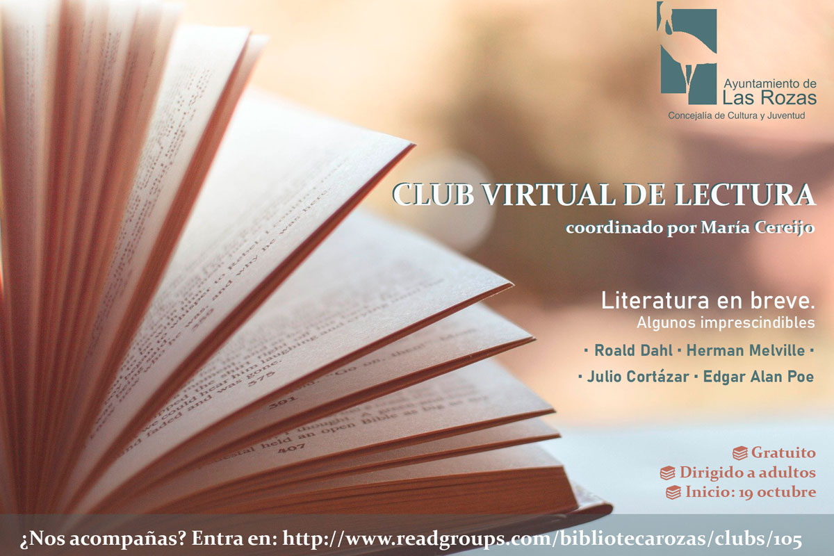 Apúntate al club de lectura para adultos de las bibliotecas de Las Rozas! |  SoyDe