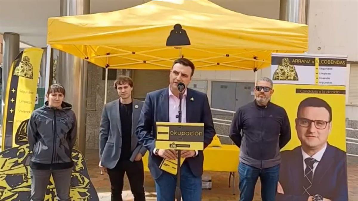 El candidato afirma: "No hay derecho a que una persona lleve toda su vida trabajando para pagar su casa y que vengan unos delincuentes y se la okupen"