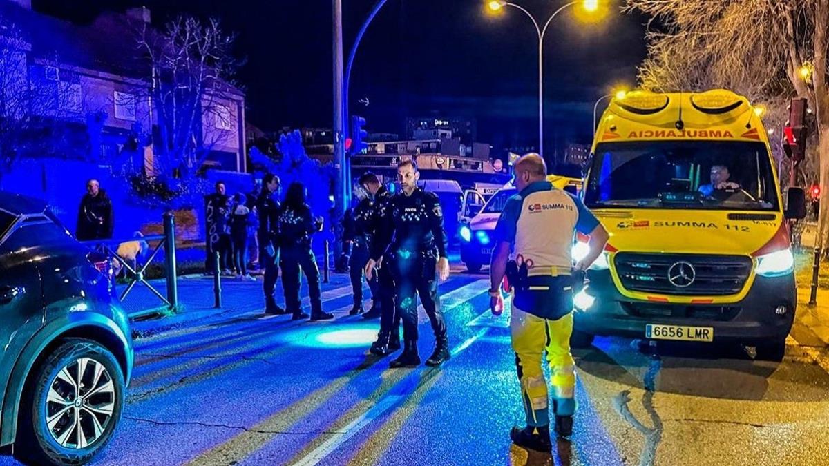 El suceso ha ocurrido en la Avenida de la Hispanidad este martes 13 de febrero