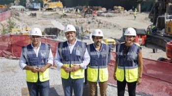 Las actuaciones sobre el terreno se centran ahora en las pantallas de la zona de acceso y la salida de emergencia