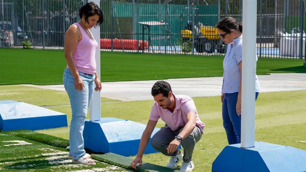 Unas instalaciones donde se realizan los partidos de las ligas locales de benjamines y prebenjamines