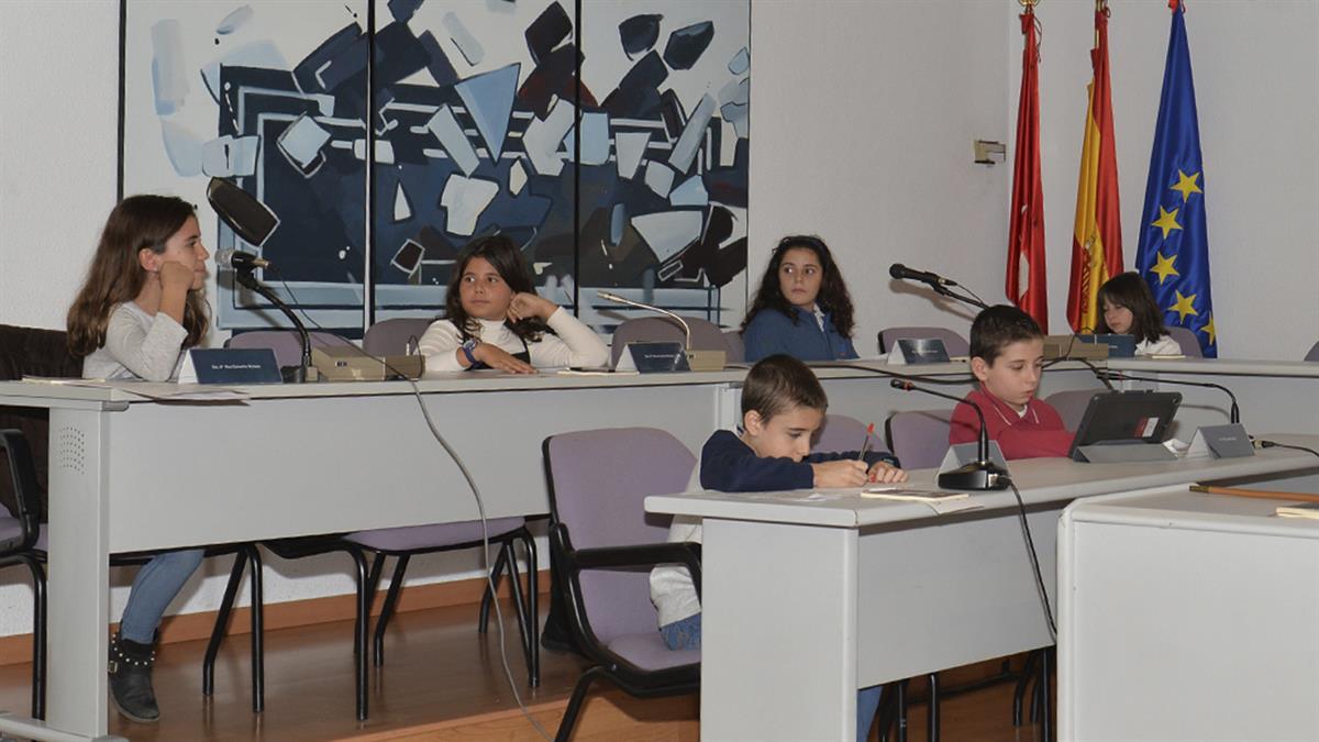 Estudiantes de Primaria protagonizan un Pleno por el 45º aniversario de la Carta Magna