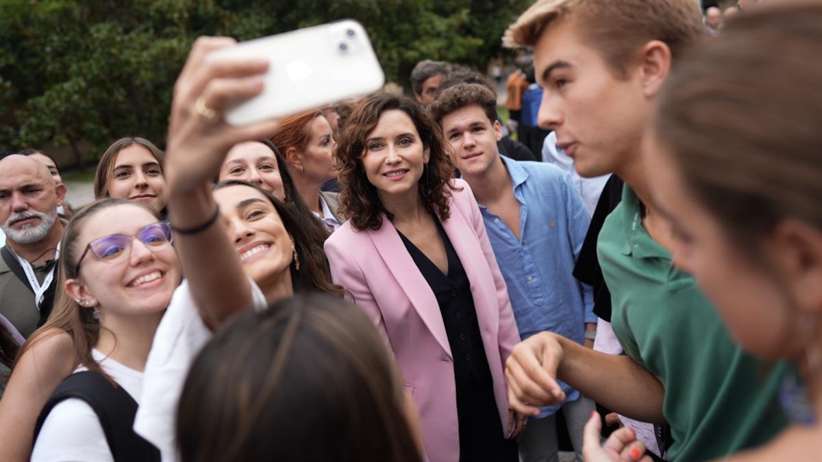 La presidenta de la Comunidad de Madrid vuelve a hablar de las bondades que contempla la Ley de Universidades que está preparando su Gobierno