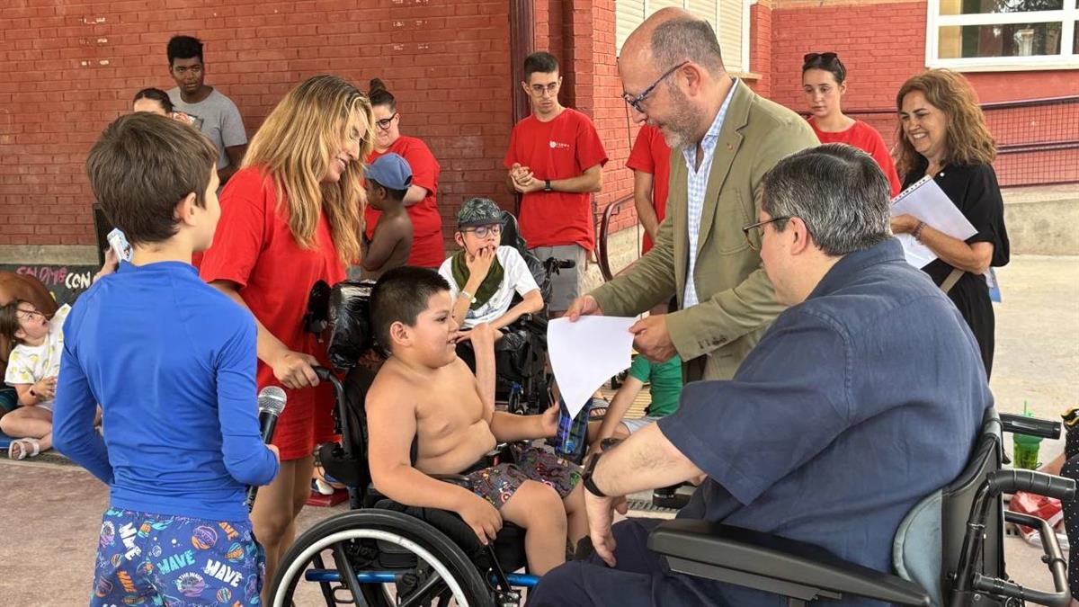 Gracias a un convenio con FAMMA, 80 niños de entre 4 y 15 años con y sin discapacidad física y orgánica han participado este mes de julio en la iniciativa

