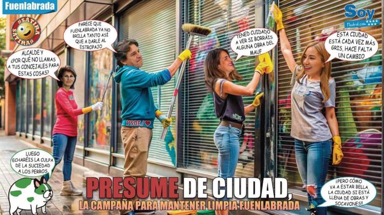 Presume de ciudad, la campaña del Ayuntamiento para mantener limpia Fuenlabrada
