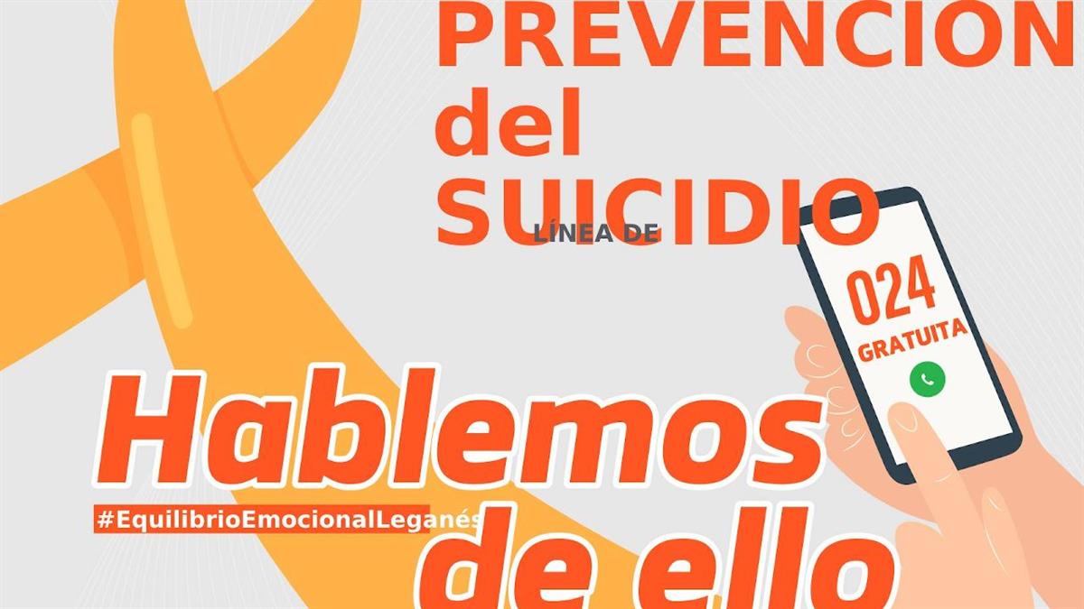 Con el lema "Leganés, por el equilibrio emocional" se prestará atención al cuidado de la salud mental de los vecinos del municipio