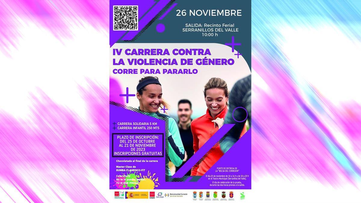 El 26 de noviembre tiene lugar la IV Carrera Popular Solidaria en el Día Internacional contra la Violencia de Género