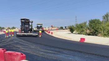 Una situación debido a las obras de enlace a la M-50