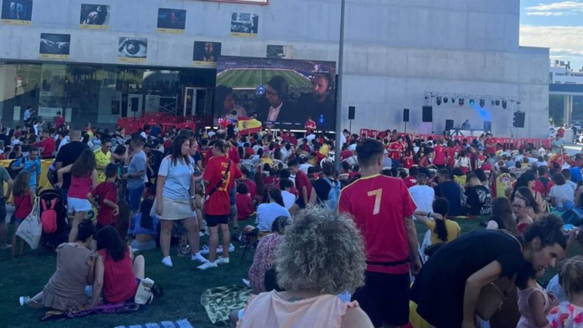 Coslada celebra la cuarta Eurocopa de la Selección 