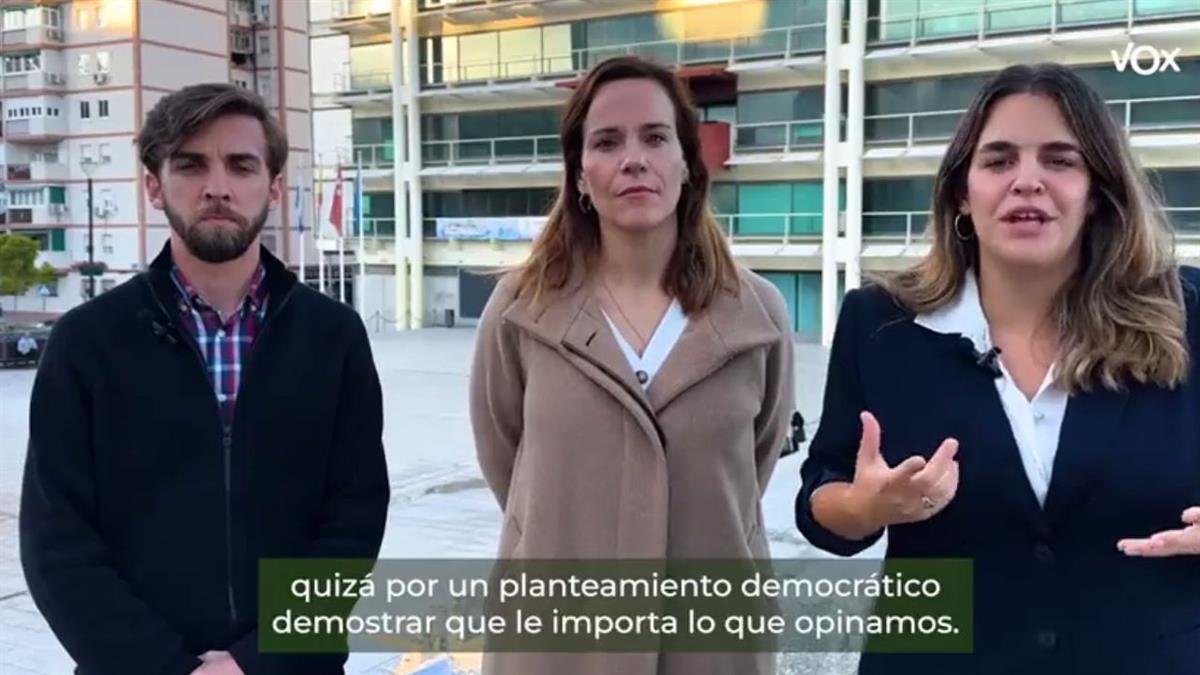 Los tres ediles del partido de extrema derecha han explicado en redes sociales su posición tras no hacerlo en el pleno correspondiente