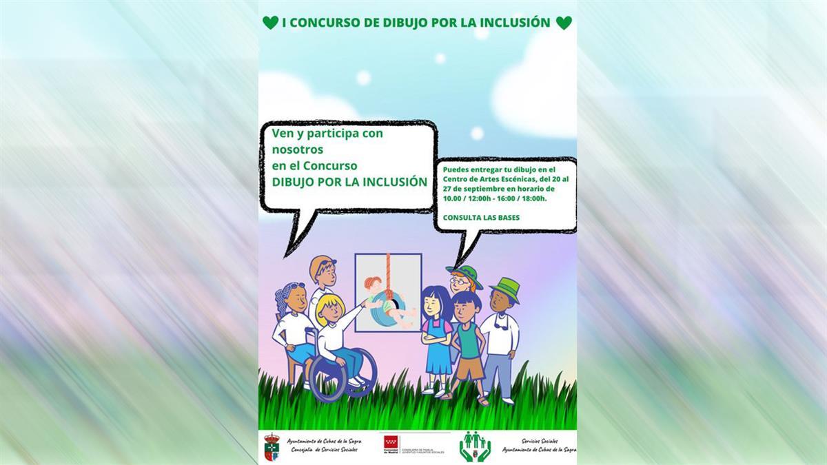 La concejalía de Servicios Sociales ha convocado el concurso “Dibujo por la inclusión”