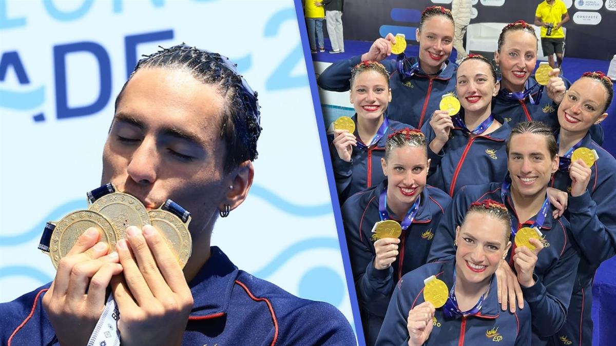 Por primera vez, el equipo nacional ha contado con un nadador en una prueba por equipos
