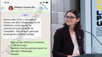 La portavoz del PSOE afirma conocer al empresario pero no por su presunta corrupción sino por un proyecto del ministerio que ella dirigía