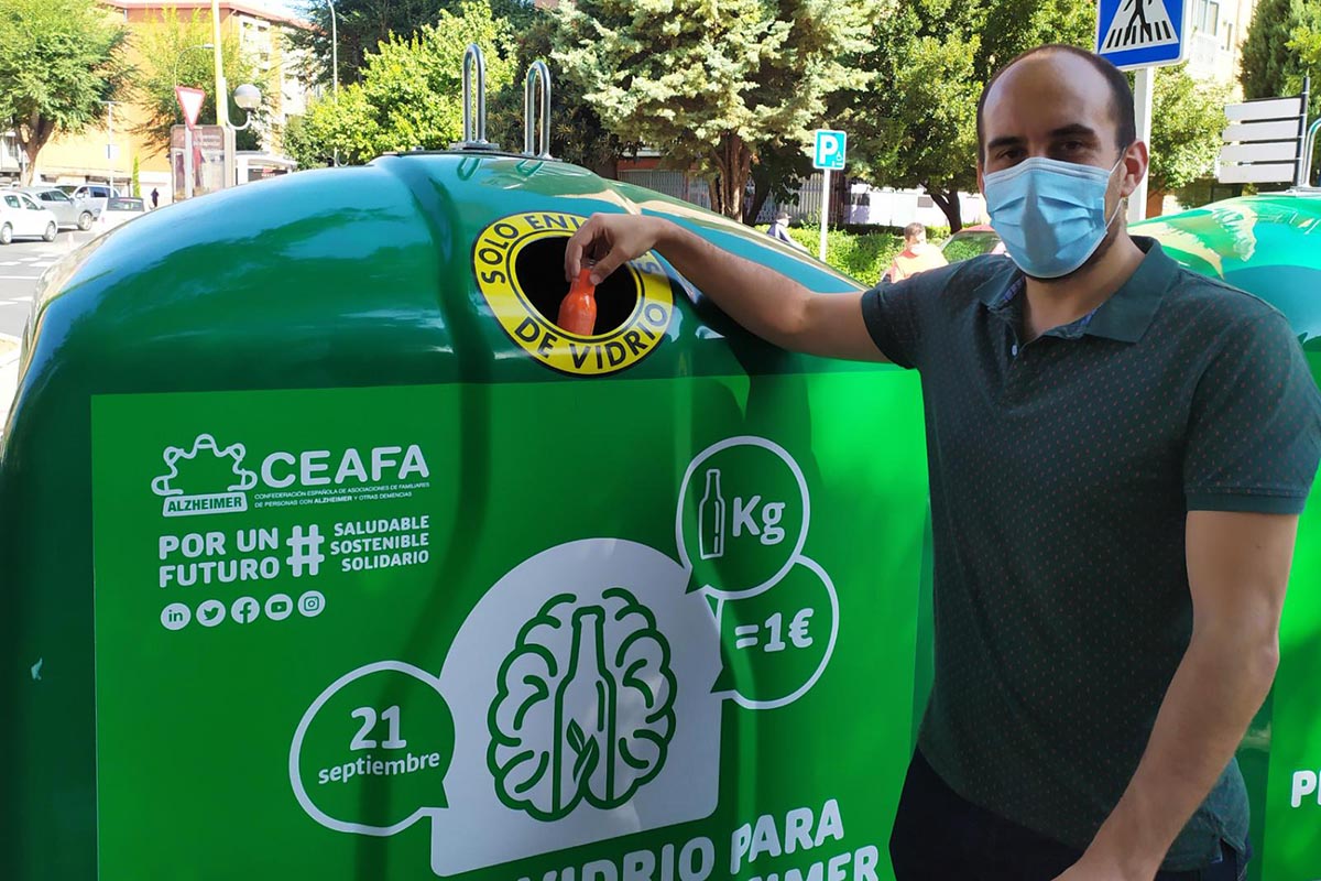 Cada kilo de envases de vidrio reciclado se convertirá en un euro para la Confederación Española de Alzheimer