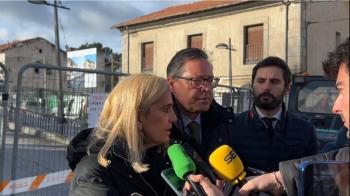 Declaraciones de la alcaldesa de Collado Villalba durante la concentración vecinal en el municipio