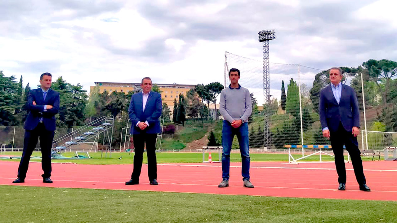 El sanfernandino fue recibido por el Secretario de Estado para el Deporte, José Manuel Franco