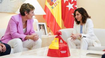 La Presidenta de la Comunidad de Madrid la ha recibido en la Real Casa de Correos