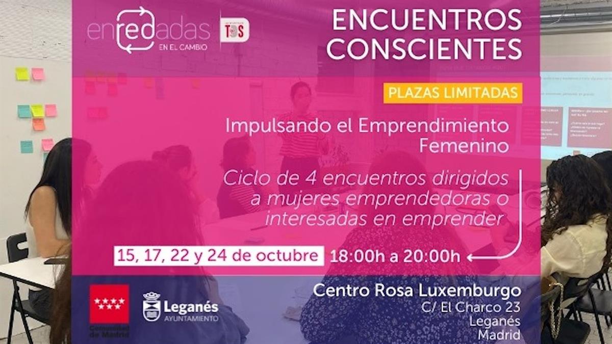 El proyecto "Encuentros Conscientes" construye espacios participativos con distintas temáticas en el Centro Rosa Luxemburgo