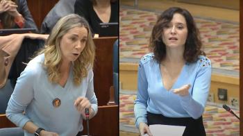 La portavoz socialista pide explicaciones a la presidenta de la Comunidad de Madrid ante su negativa a adoptar la propuesta del Ministerio de Hacienda, y esta responde