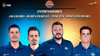 Toni Ten, Rubén Perelló, José Luis Pichel y Javi Rubio componen el equipo de entrenadores para la temporada 24/25