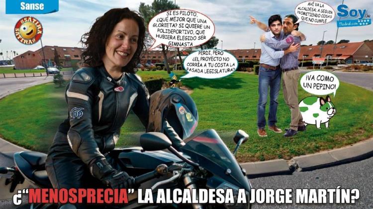 ¿"Menosprecia" la alcaldesa a Jorge Martín?