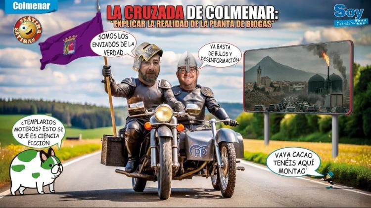 La Cruzada de Colmenar: "Explicar la realidad de la planta de biogás"
