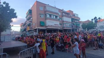 Mejorada celebra la Eurocopa de España