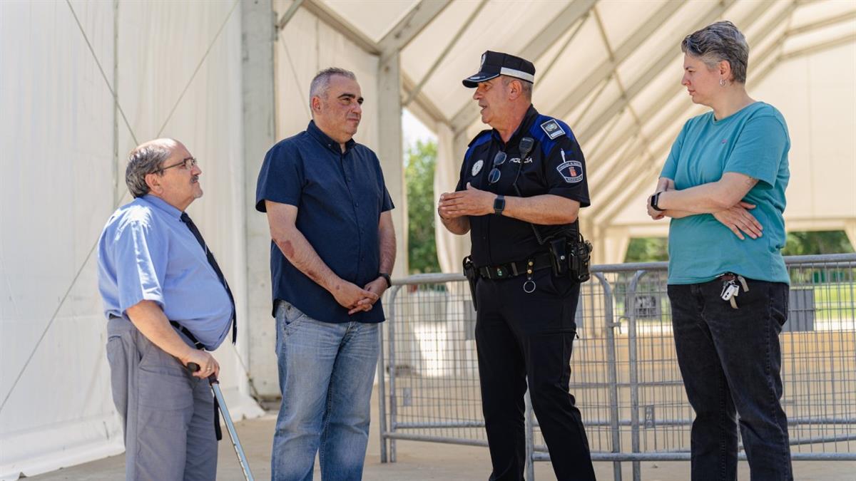 El Ayuntamiento organiza un dispositivo de seguridad para un correcto funcionamiento