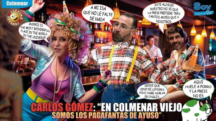 Carlos Gómez: "En Colmenar Viejo somos los pagafantas de Ayuso"