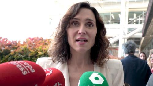Ayuso asegura que Sánchez "nos está dejando como un país tercermundista"