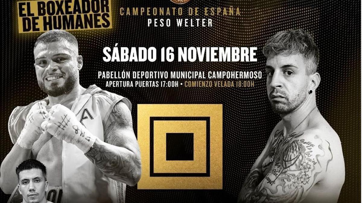 El próximo 16 de noviembre se celebra una velada de boxeo en el Pabellón Deportivo Municipal Campohermoso