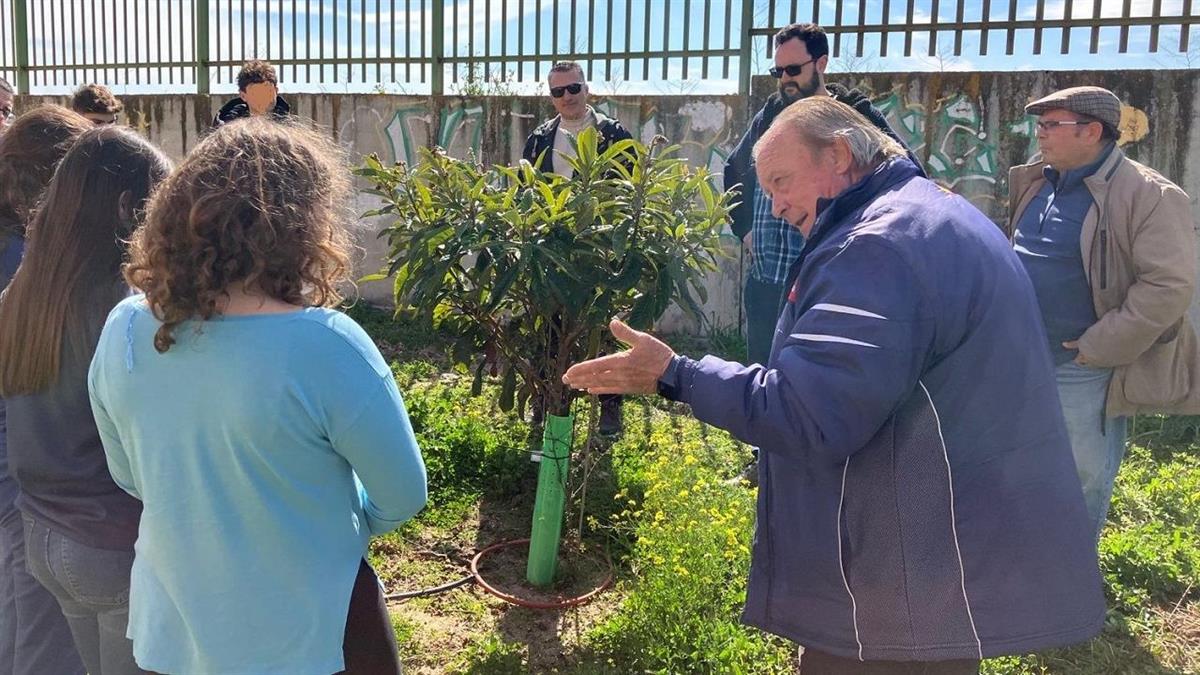 El IES “Humanes” y la concejalía de Mayores han puesto en marcha esta iniciativa para que los mayores y los jóvenes del municipio trabajen juntos en el cuidado de un huerto