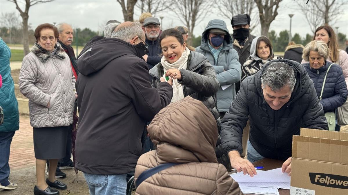 Los huertos están en el Centro de Educación Ambiental Parque de la Hispanidad